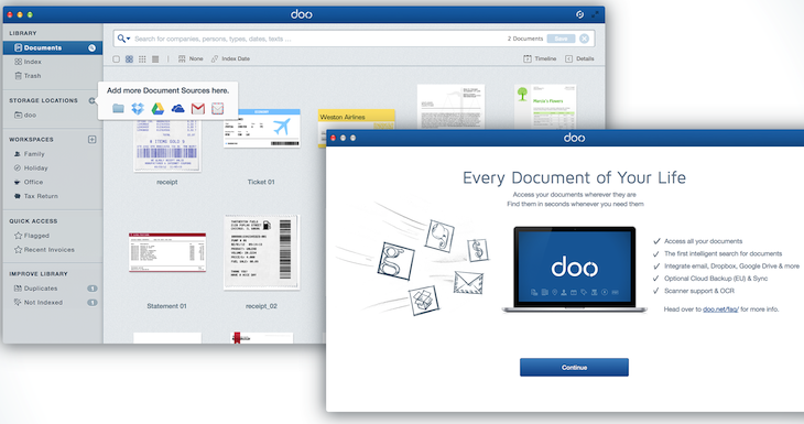 01 mac access all your documents Access all your documents, wherever they are: Doo debuts Mac OS X app after 2 years of R&D
